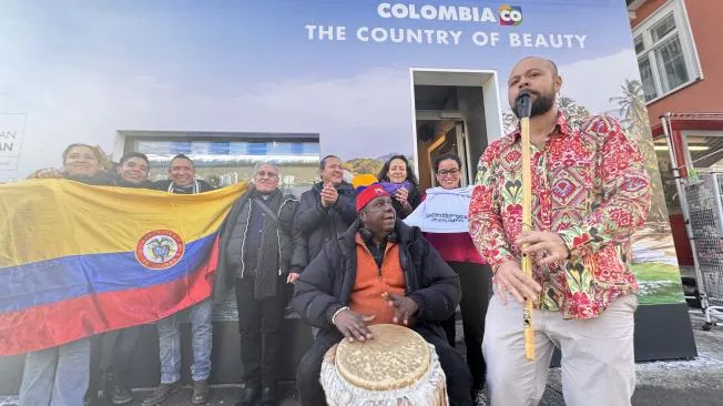 Fachada de la casa Colombia